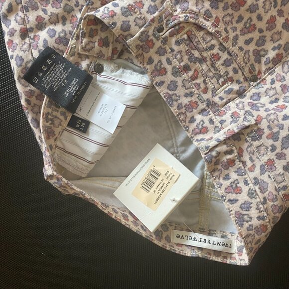 NWT TWENTY8TWELVE by Sienna Miller Beige Allover Printed Skinny Pants Sz 25 $295 - Picture 10 of 11